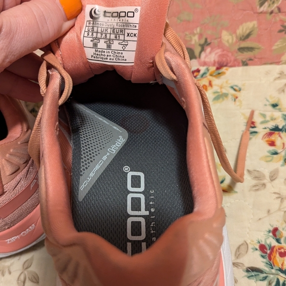 Topo Atmos Road Neutral High Cushion Wide Toe Box women's size 9.5 Euro size 41 - Picture 6 of 11